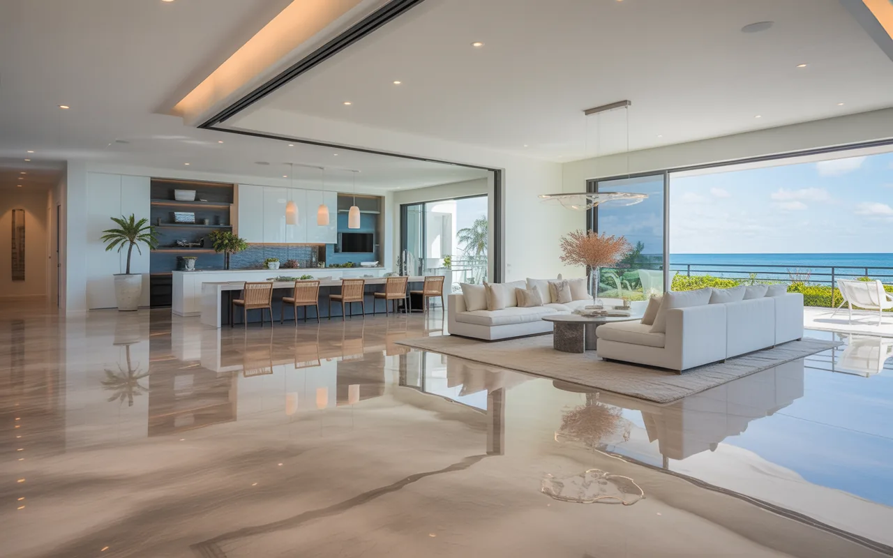 Floor coating in Jupiter