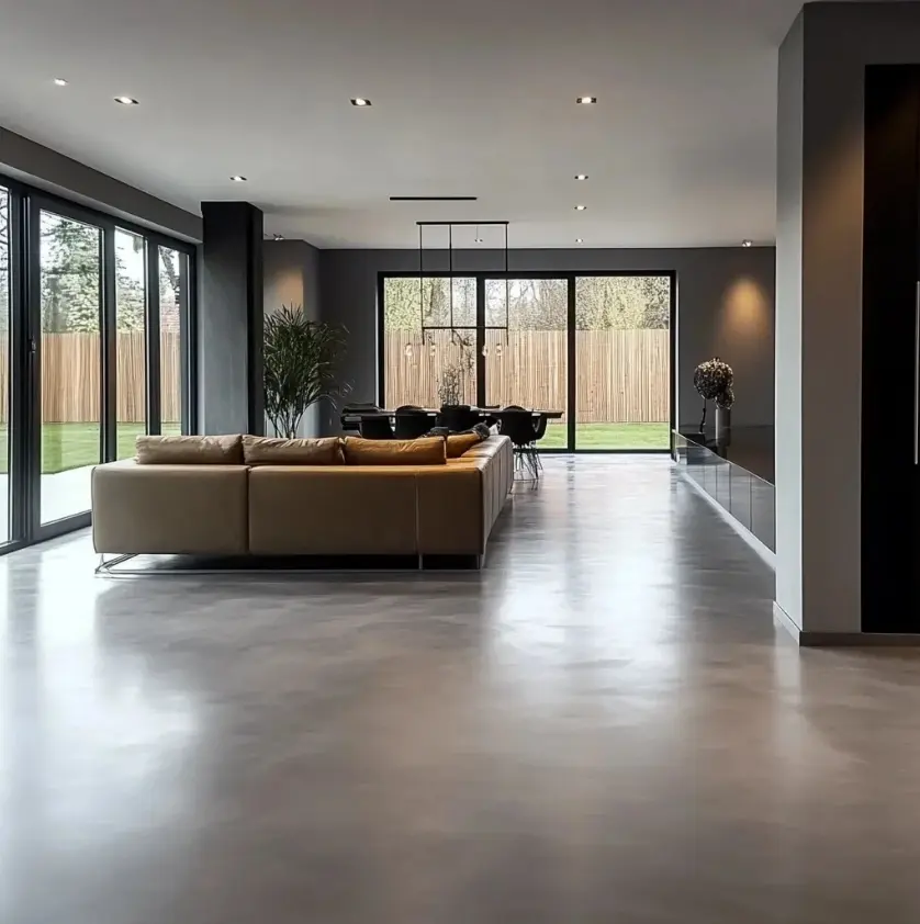 Residential Garage floor coating project by Art of Coating Miami